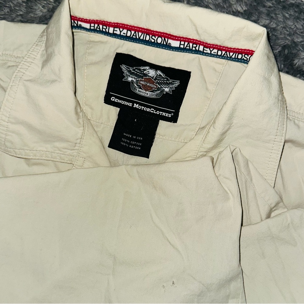 VINTAGE HARLEY-DAVIDSON MADE IN USA SHIRT - Picture 2 of 3